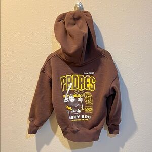 Binky Bro San Diego Padres Kids Brown Hoodie
